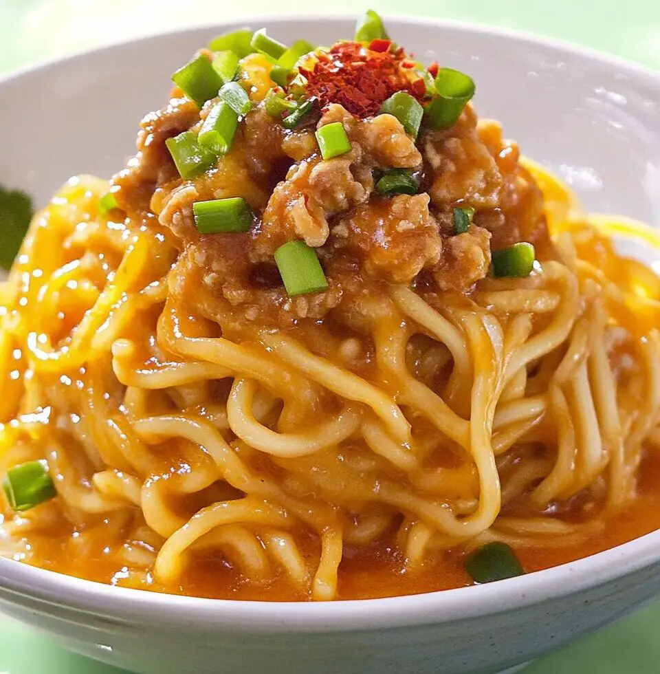 Spicy Pumpkin Pork Noodles