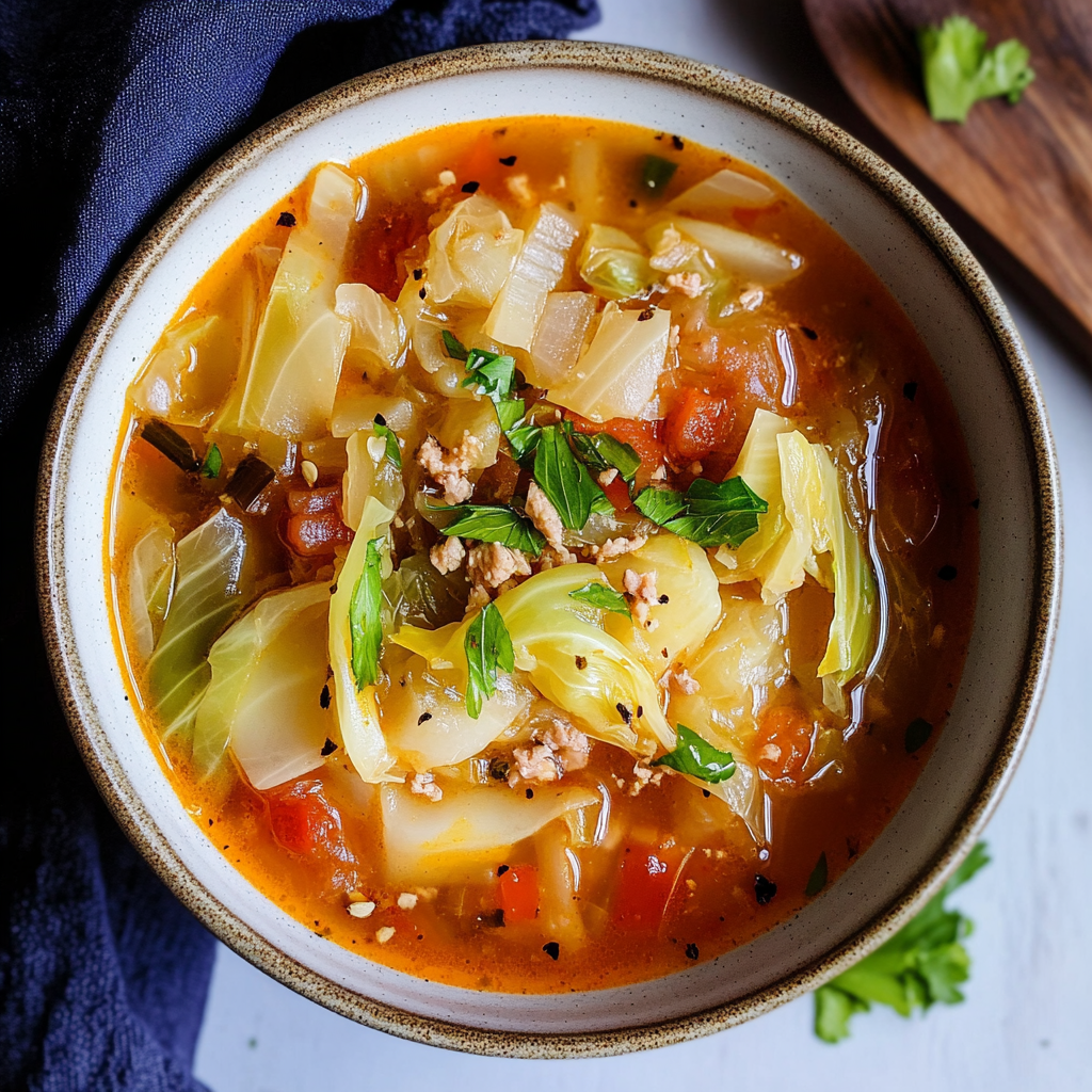 Spicy Cabbage Soup
