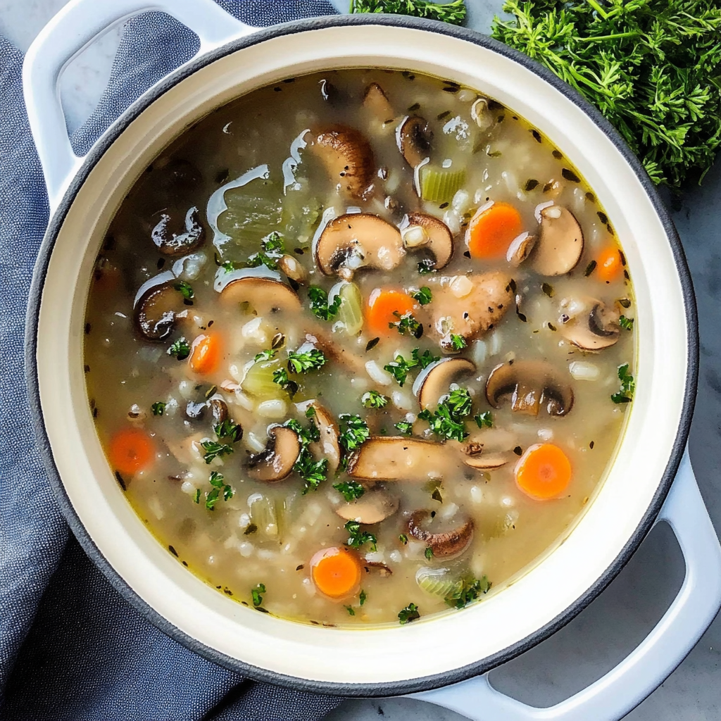 Wild Rice & Mushroom Soup