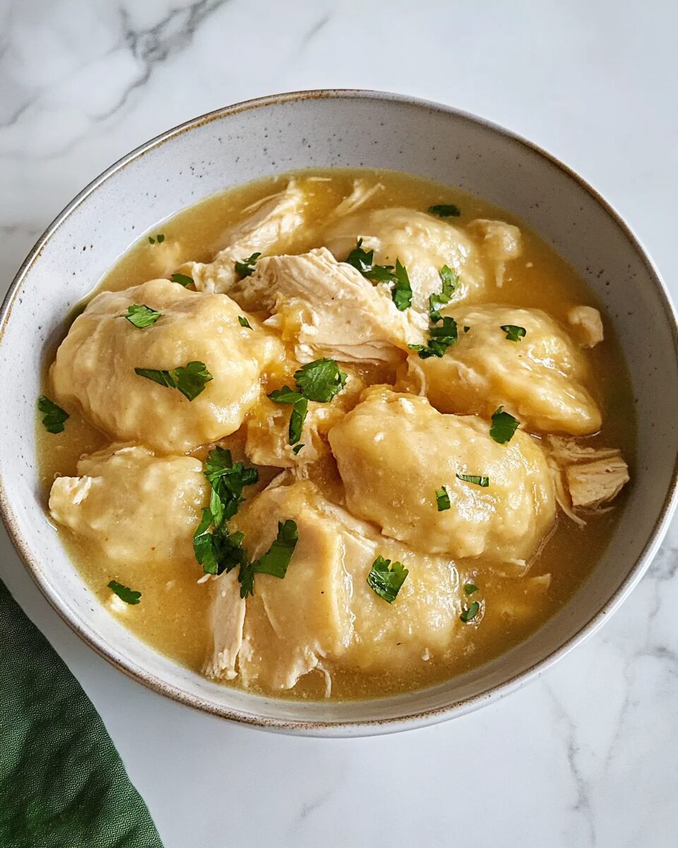 Slow Cooker Chicken and Dumplings