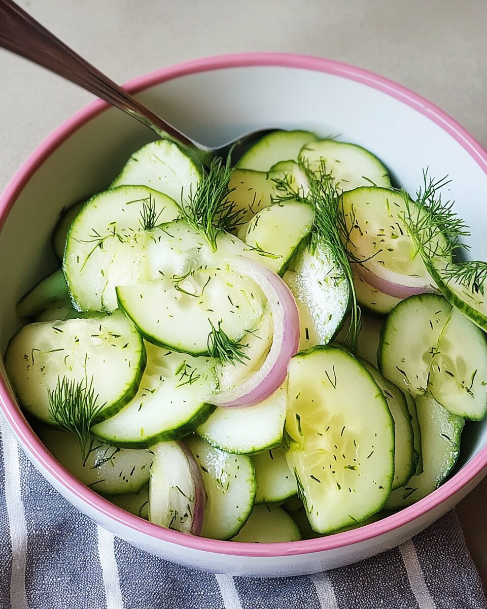 Refreshing Cucumber Dill Delight