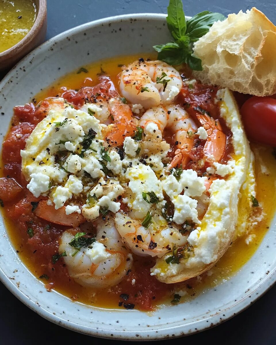 Shrimp Saganaki