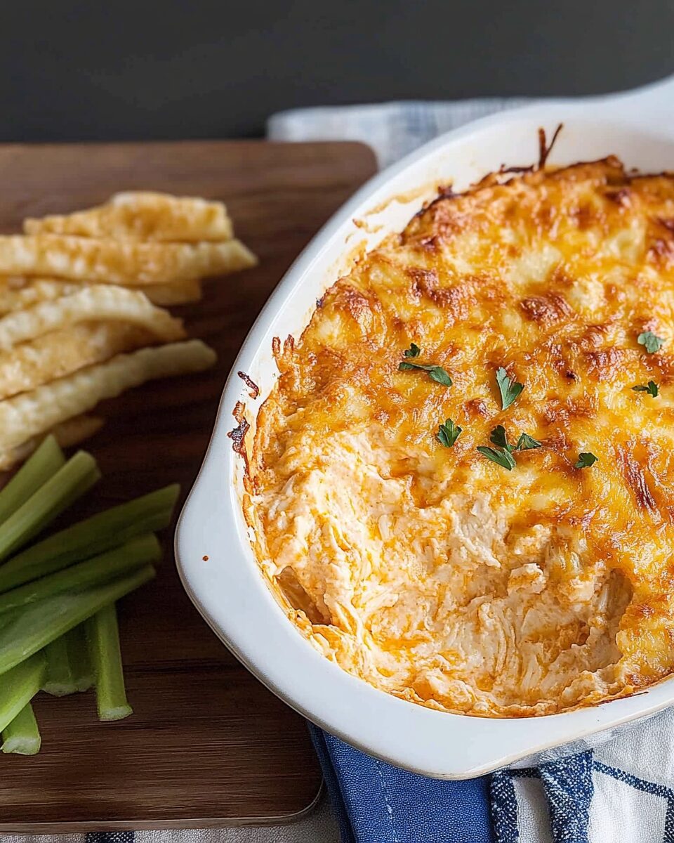 Cheesy Buffalo Chicken Dip