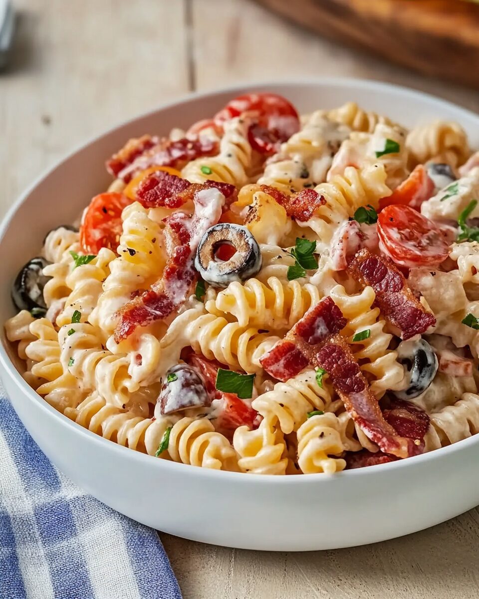 Bacon Ranch Pasta Salad