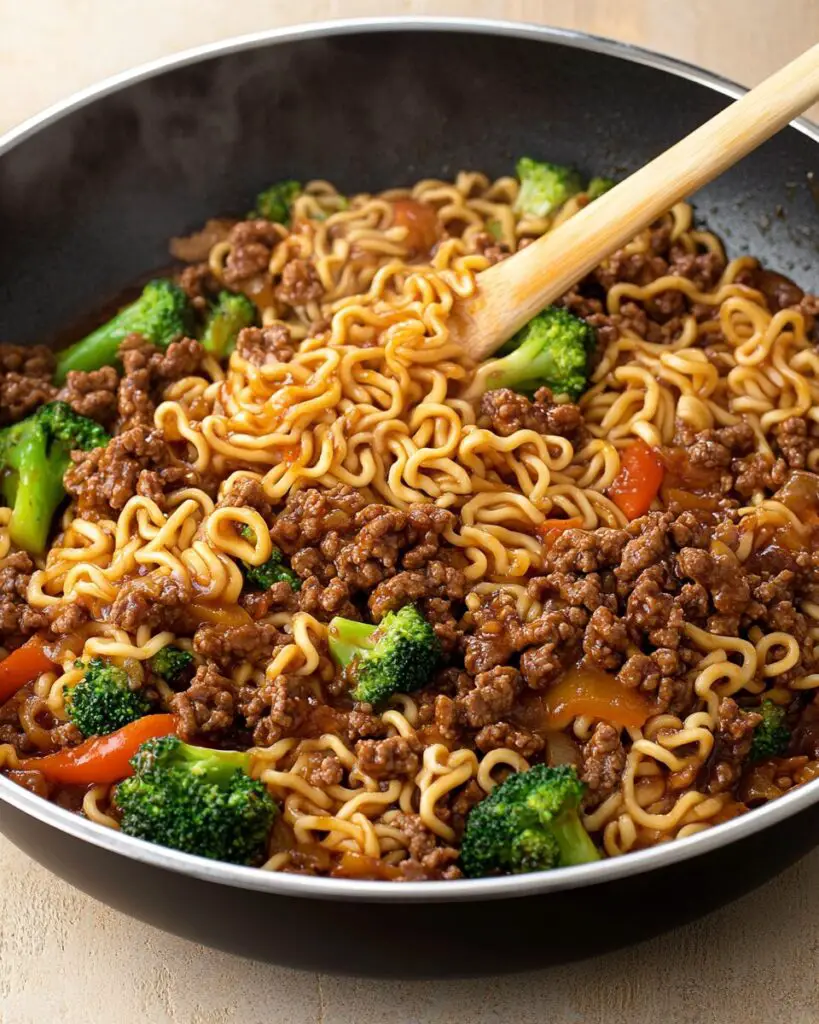 Ground Beef Ramen