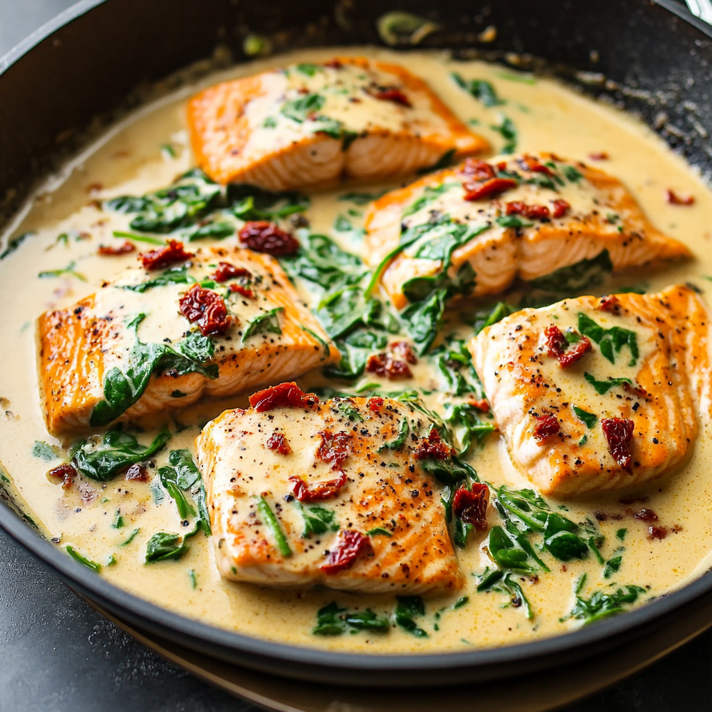 Creamy Tuscan Salmon