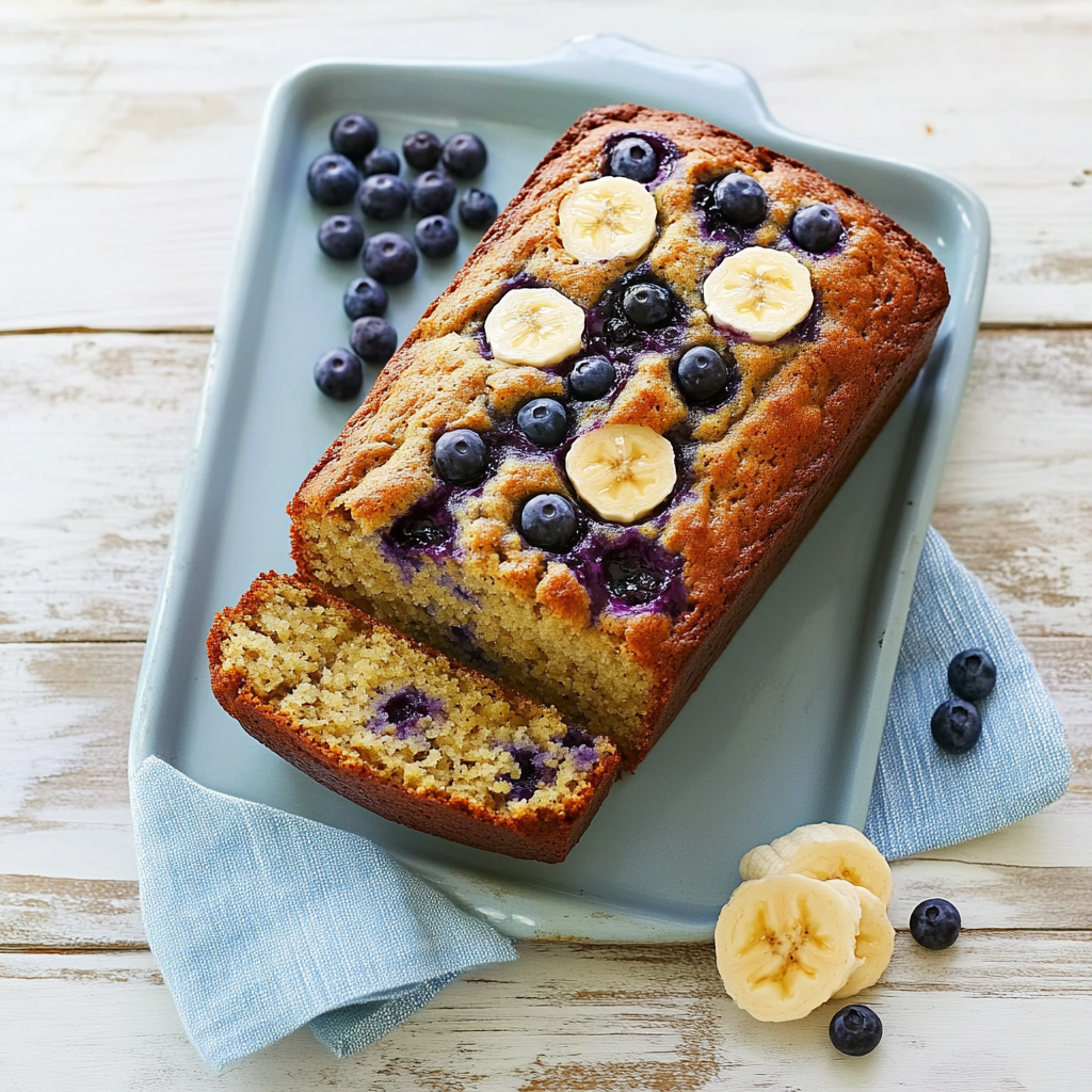 Blueberry Banana Bread