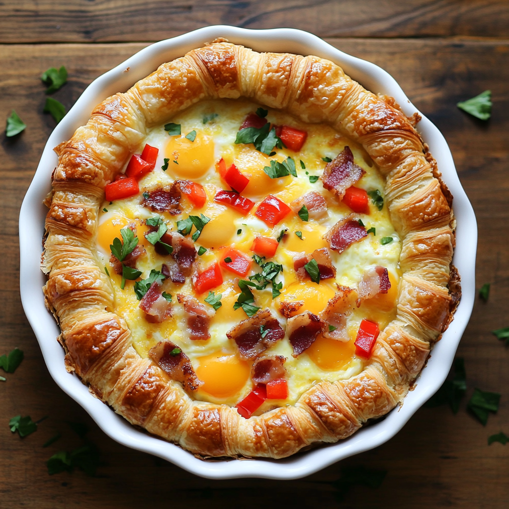 Croissant Breakfast Pie