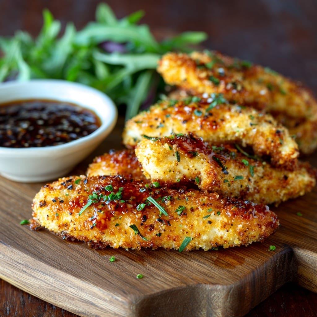 Parmigiano and Herb Chicken Breast Tenders