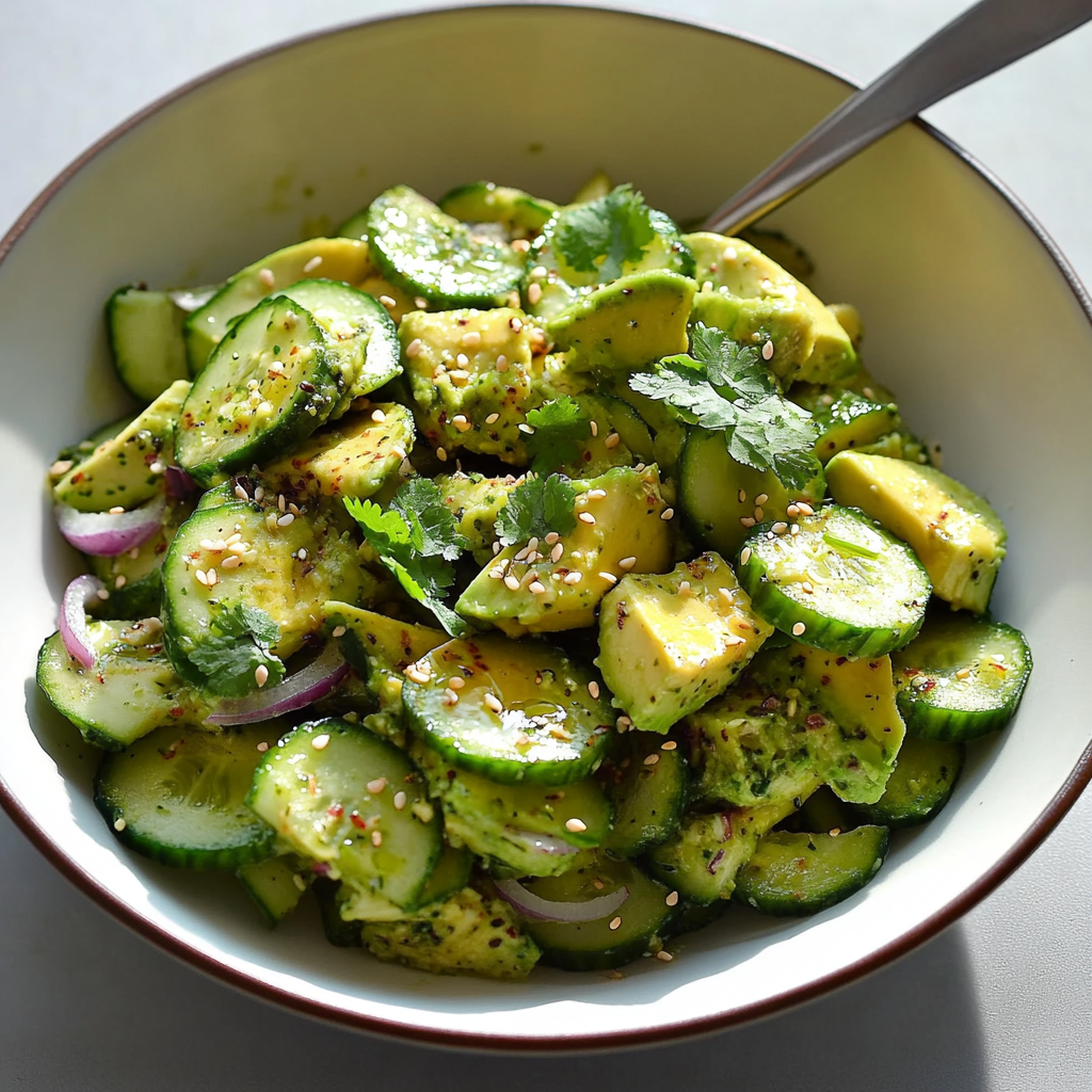 Avocado Cucumber Salad