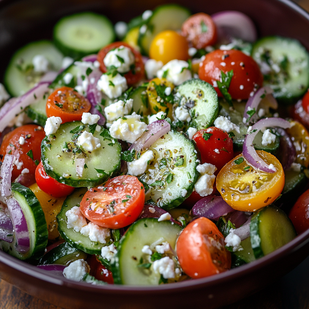 Greek Cucumber Salad