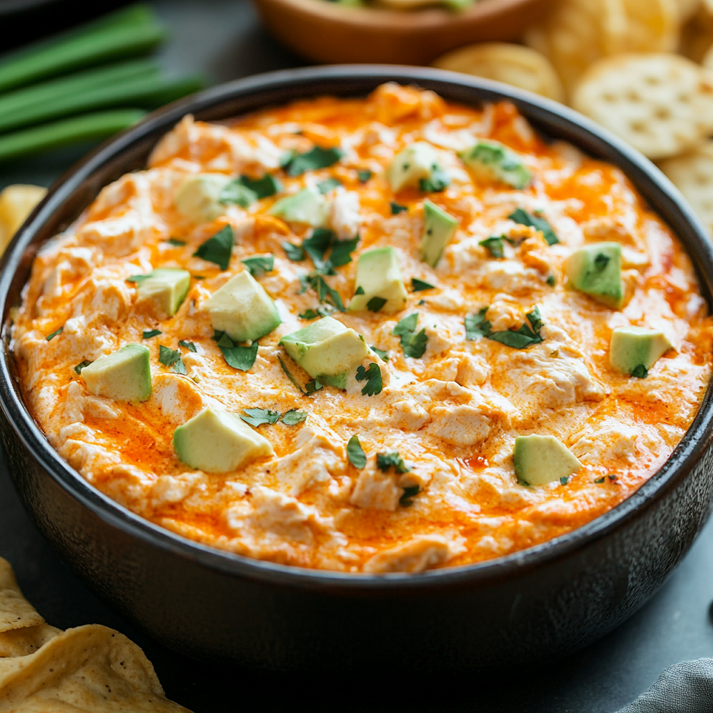 Instant Pot Buffalo Ranch Chicken Dip