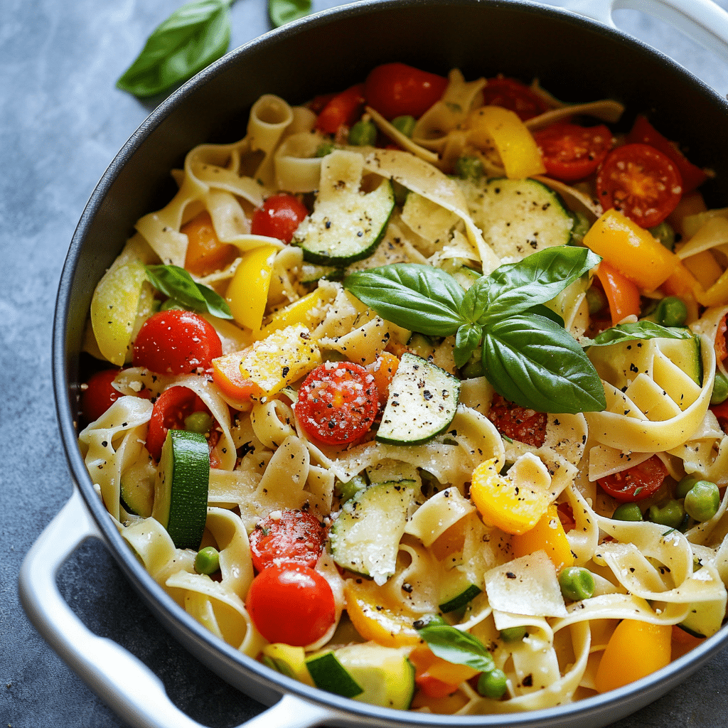One-Pot Pasta Primavera (Back to School Recipe Ideas)
