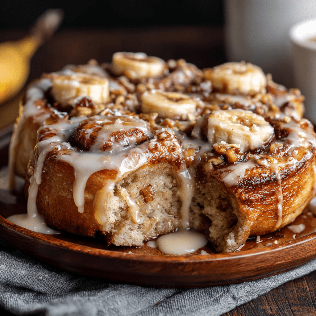 Banana Bread Cinnamon Rolls