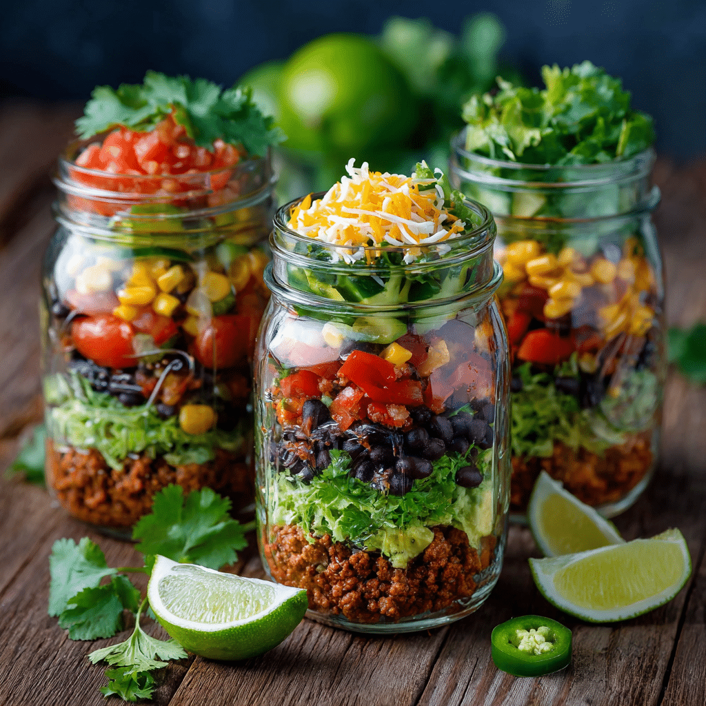 Taco Salad Jars
