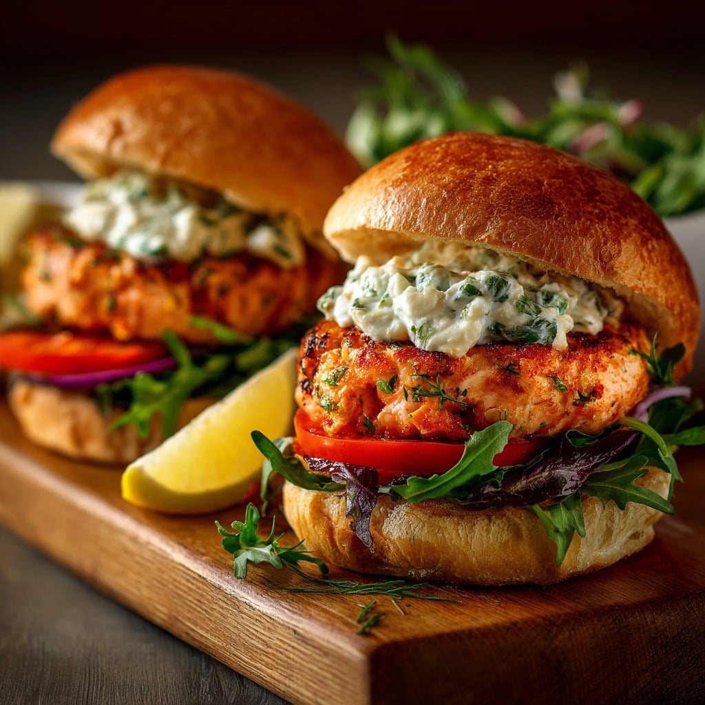 Jammin' Salmon Burgers