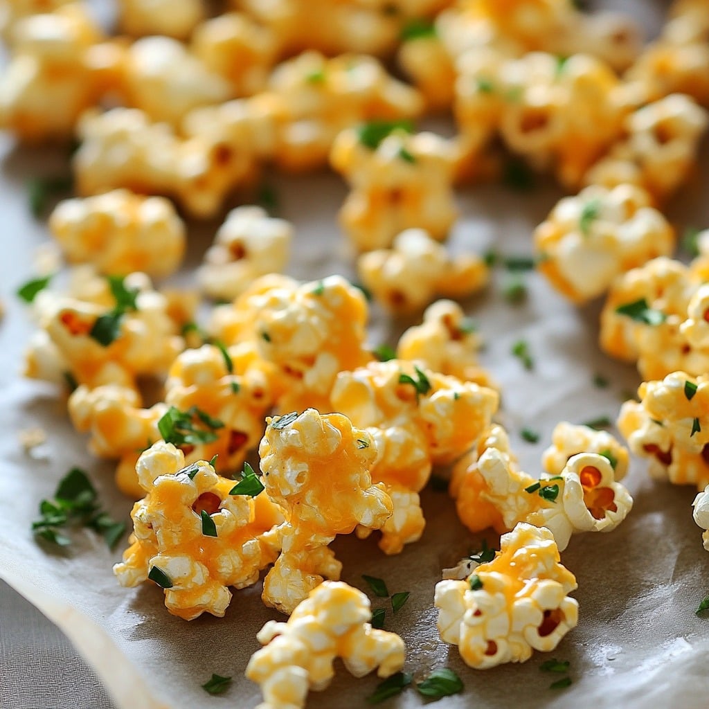 Savory Cheddar Popcorn Bites