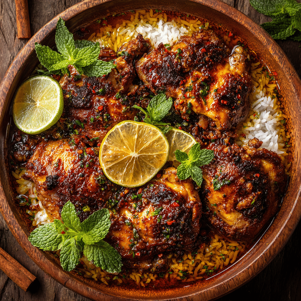 North African Chicken with Honey and Saffron