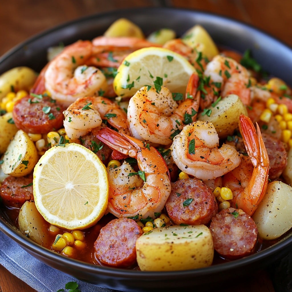 Slow Cooker Shrimp Boil