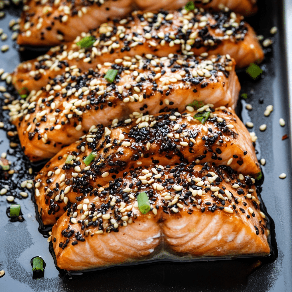 Spicy Sesame Salmon
