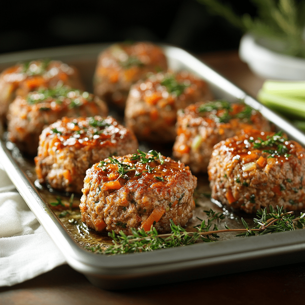Individual Pork and Veal Meatloaf