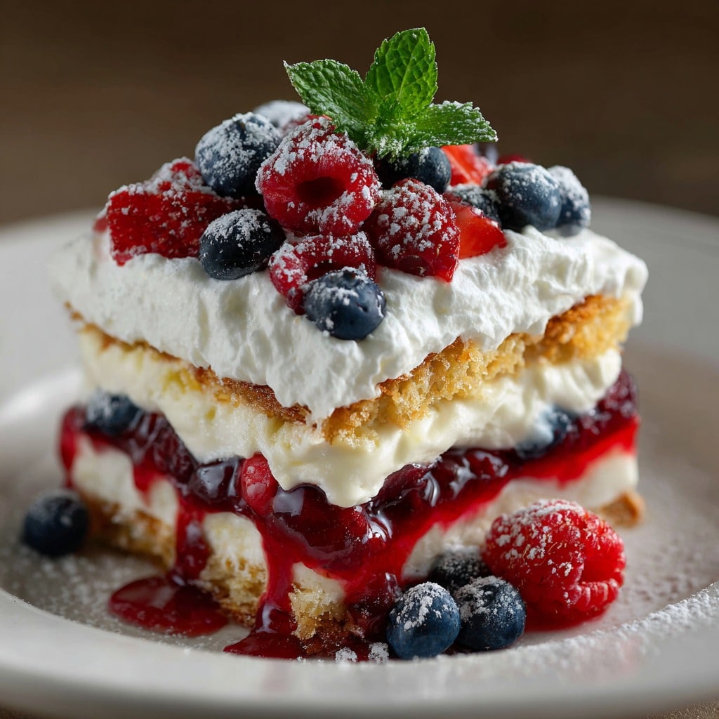 Berry Dessert Lasagna