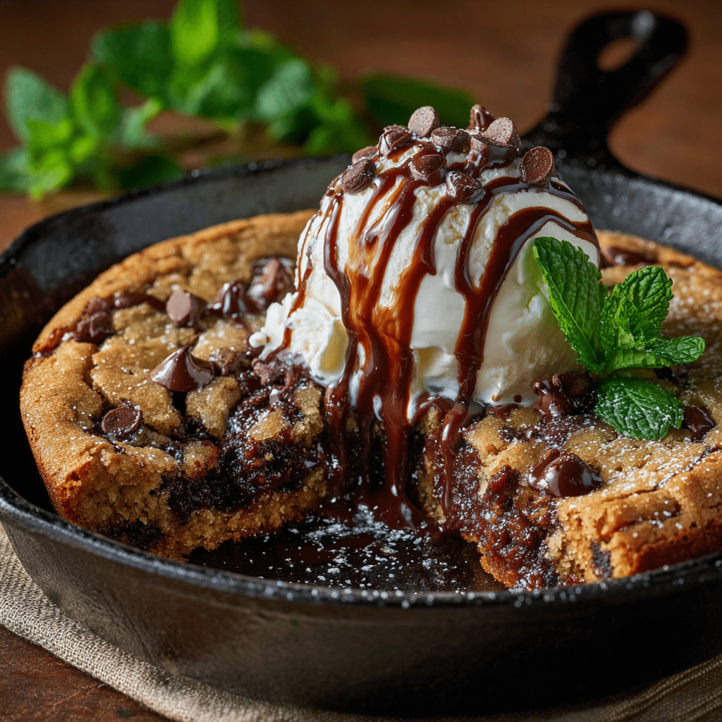 Chocolate Chip Skillet Cookie