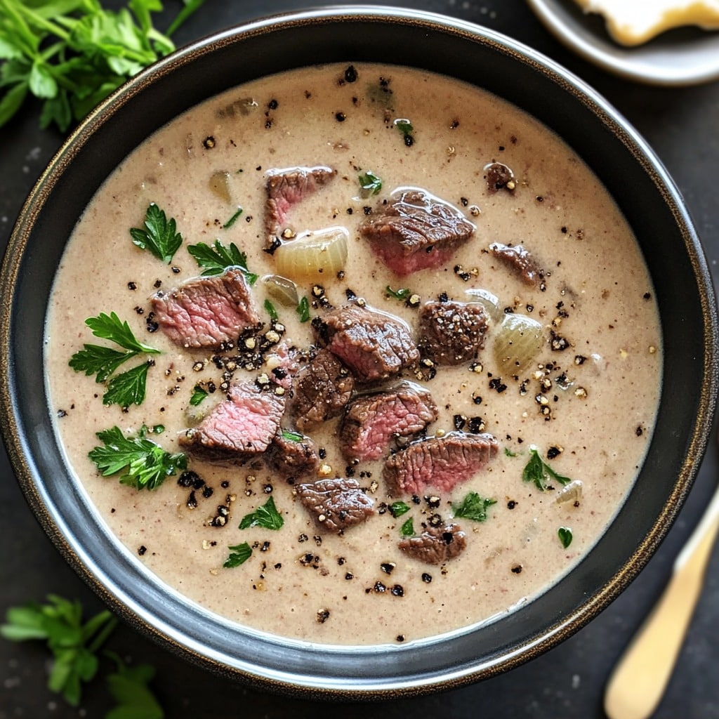 Steak Au Poivre Soup