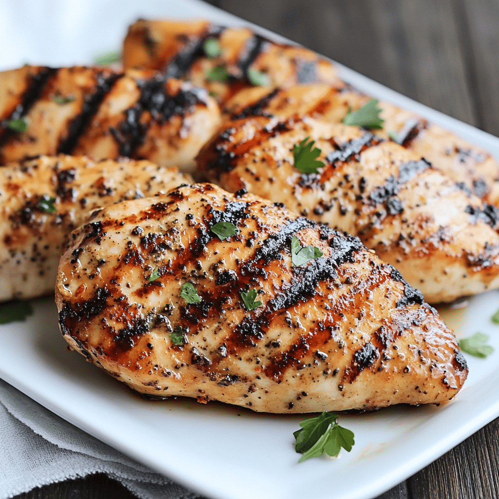 Juicy Grilled Boneless Skinless Chicken Breasts