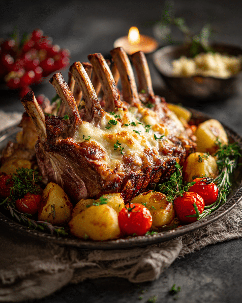 Rosh Hashanah: A Festive Crown Roast of Lamb to Celebrate the New Year
