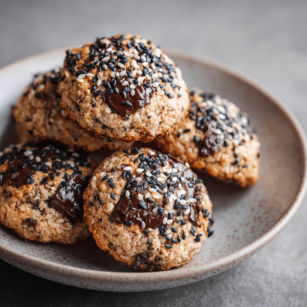 Sesame Chocolate Rye Breakfast Cookies