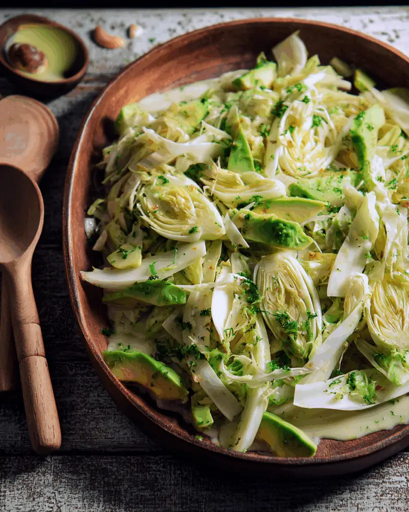 Endive, Celeriac & Avocado Salad for Rosh Hashanah