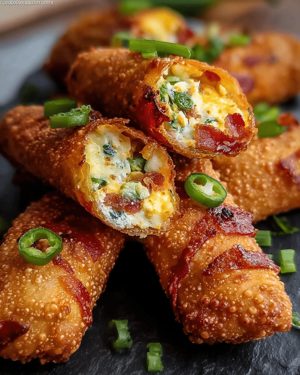 Football Season Recipe: Bacon Jalapeno Popper Eggrolls