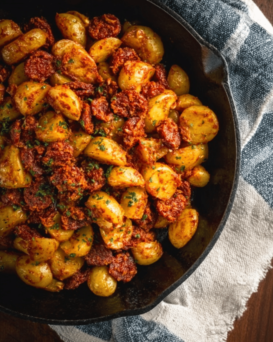 Papas con Chorizo | For Mexican Independence Day