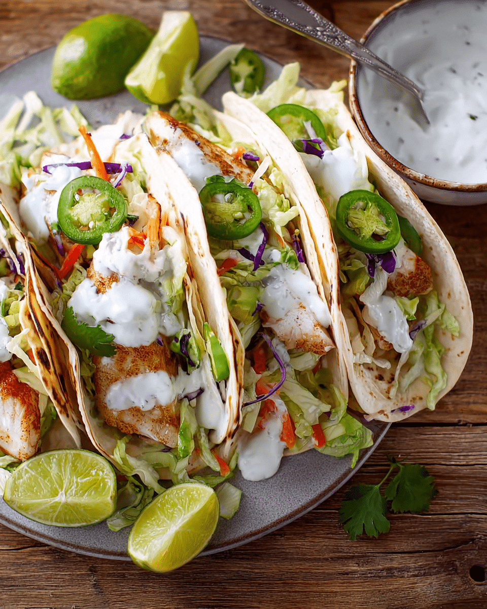 Mexican Independence Day Recipe: Fish Tacos with Lime Crema