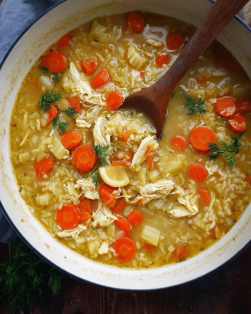 A Simple and Delicious Chicken and Rice Soup for Your Rosh Hashanah Dinner Table