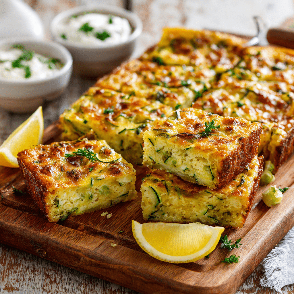 Savory Zucchini Slice for Back-to-School