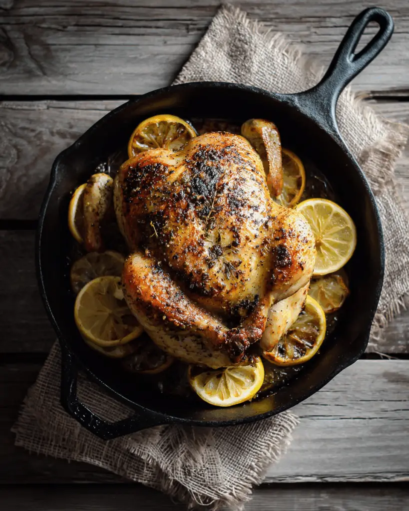 Skillet Roasted Lemon Chicken