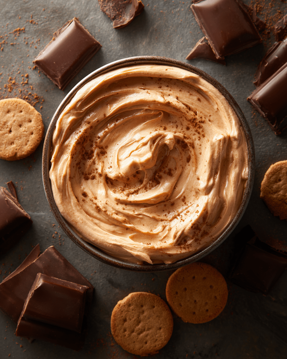 Football Chocolate Peanut Butter Dip (Football Season)