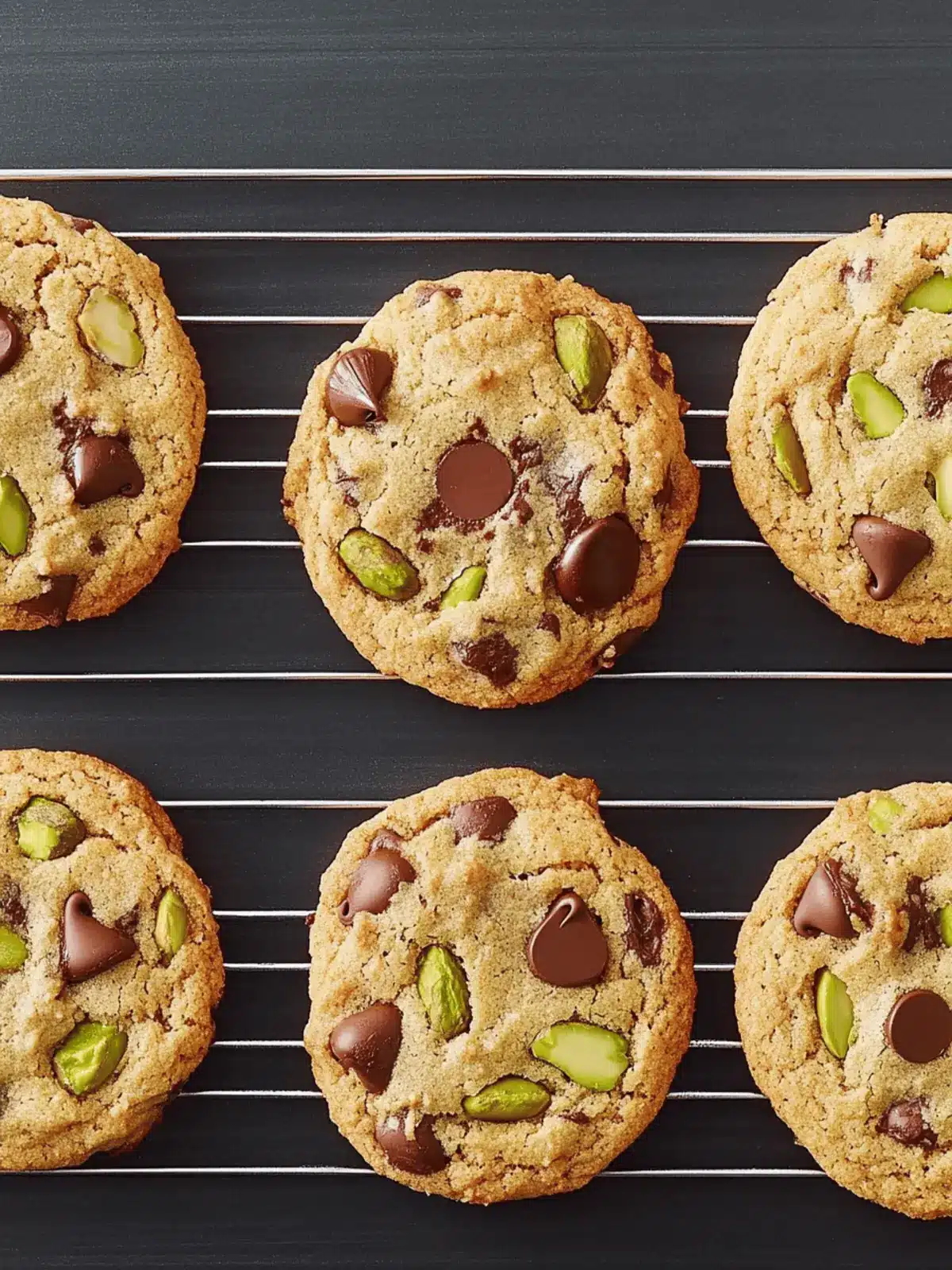 Pistachio Chocolate Chip Cookies