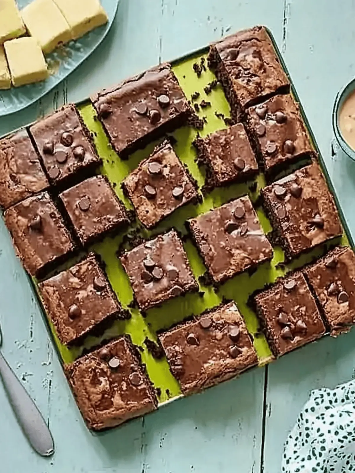 Chocolate chip traybake