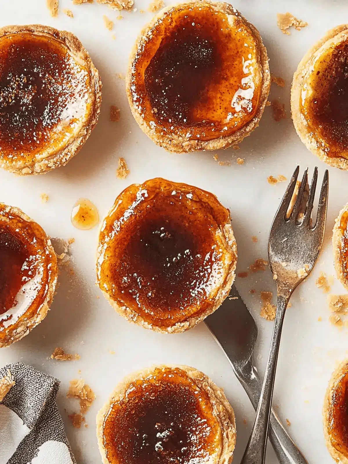 Mini Crème Brûlée Pumpkin Pies