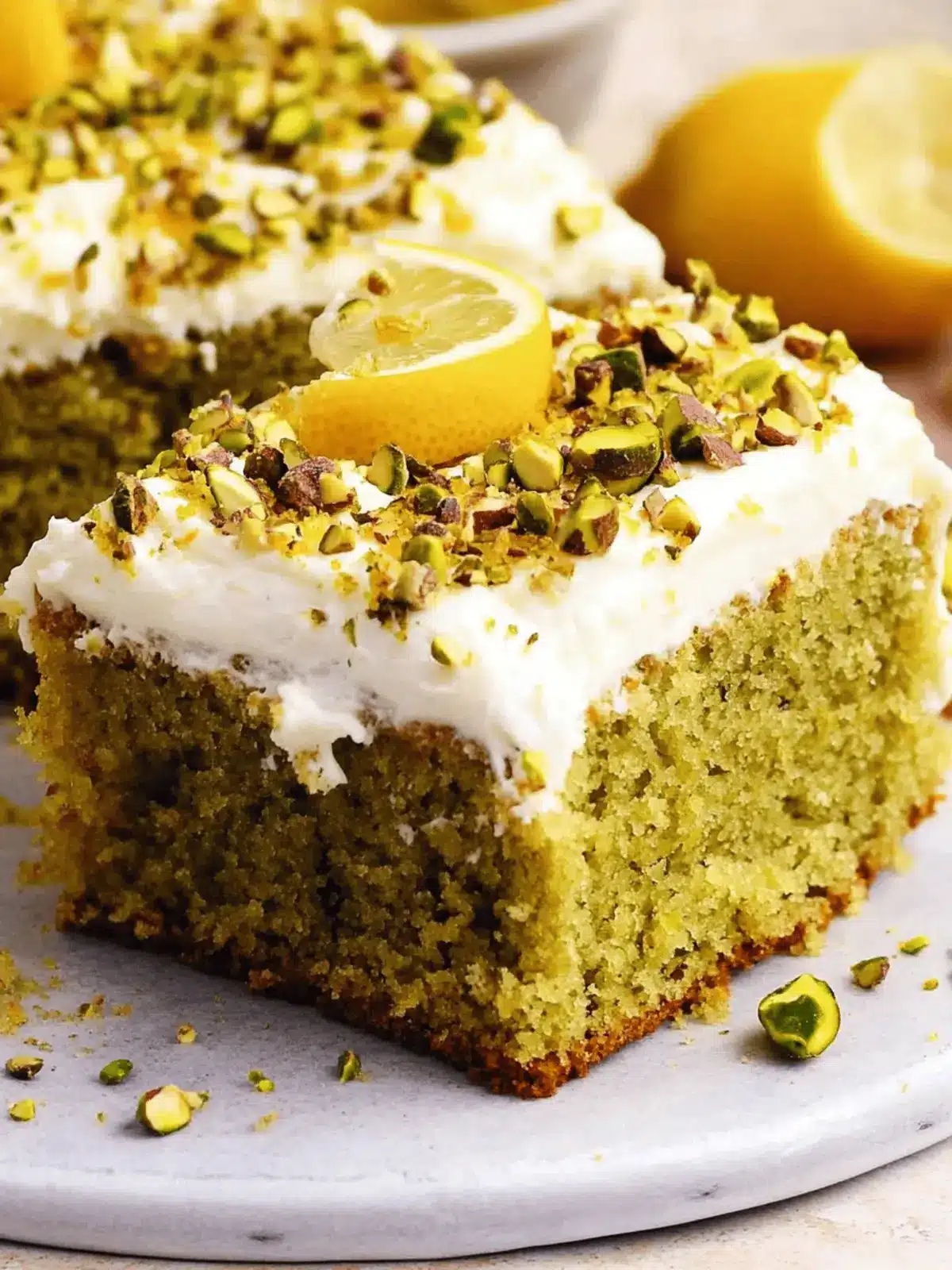 Lemon Pistachio Cake