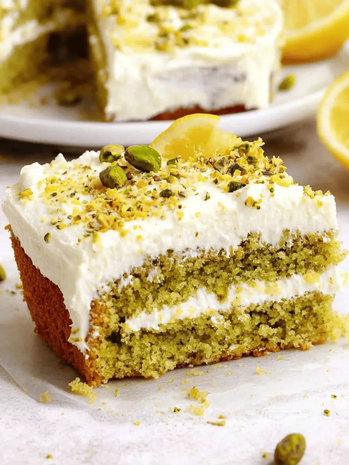 Lemon Pistachio Cake