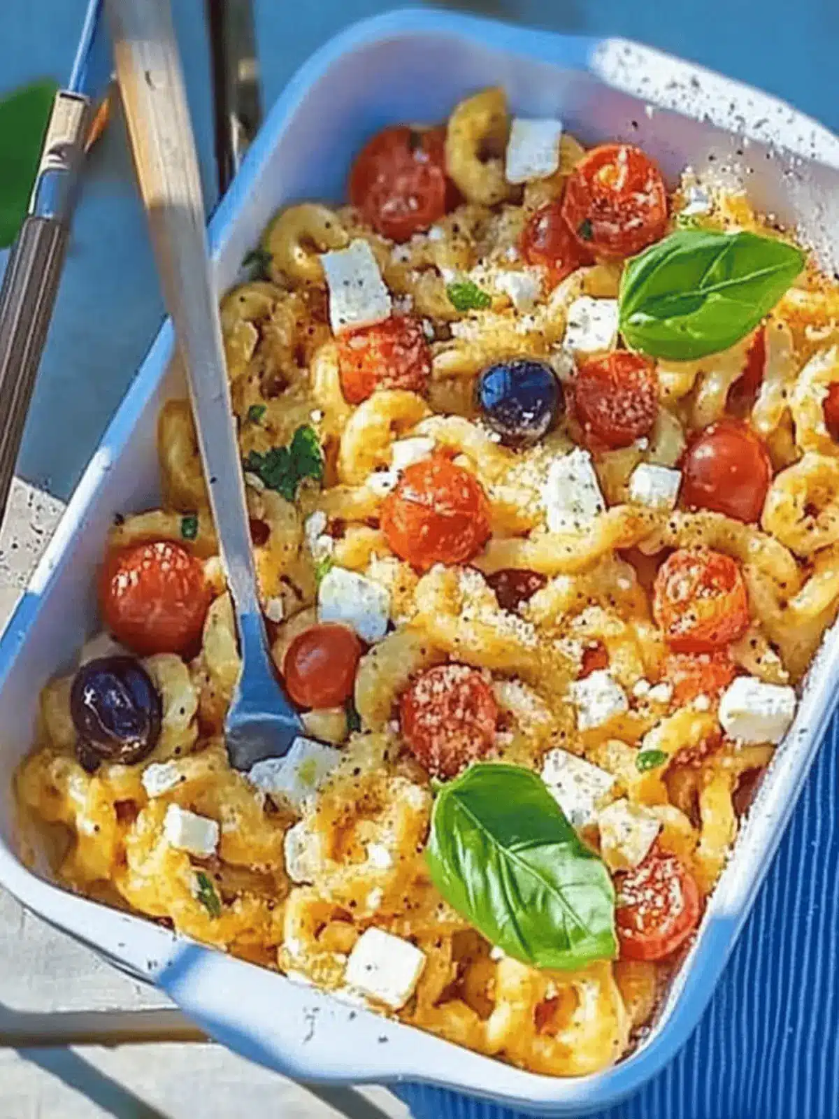 Baked feta & tomato pasta