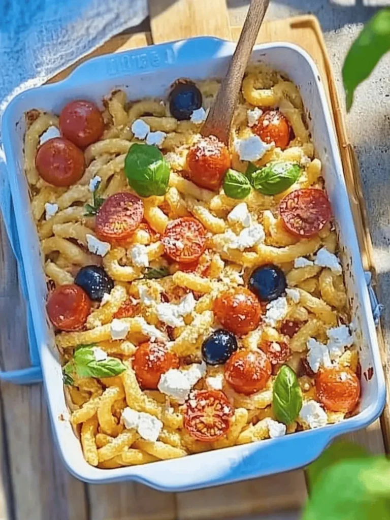Baked feta & tomato pasta