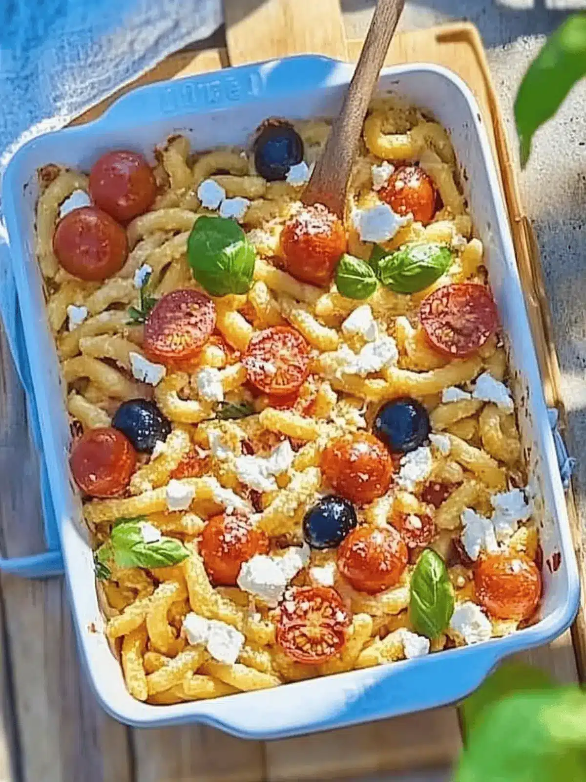 Baked feta & tomato pasta