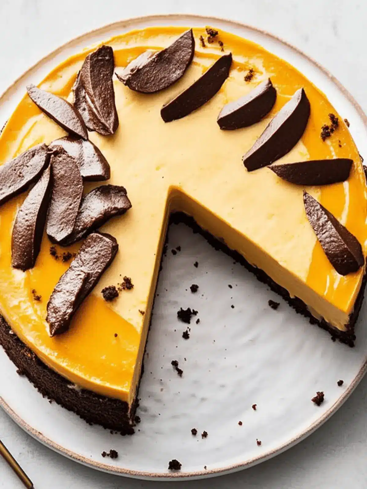 Brownie Bottom Pumpkin Cheesecake