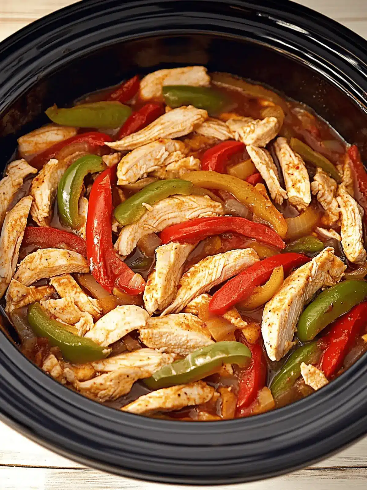 Crock-Pot Chicken Fajitas