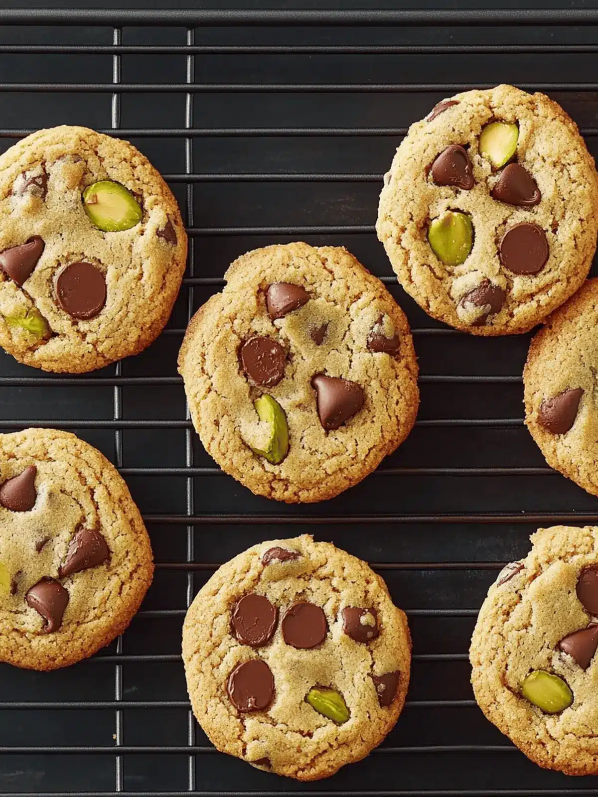 Pistachio Chocolate Chip Cookies